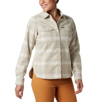 Columbia Overhemd Dames, Silver Ridge Long Sleeve Flannel Top Gekleurd, 73JTLQPYG